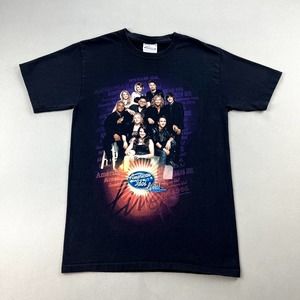 American Idol T-Shirt Adult Small Black Music Singer TV Show Fox Lee DeWyze 2010